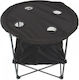 Folding Camping Fabric Table 2031 170150_b Black