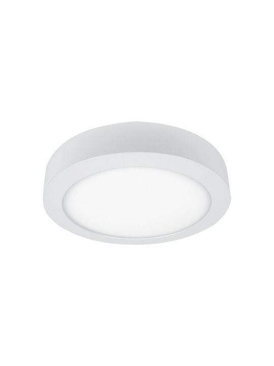 Elmark Rotund În aer liber Panou LED Putere 12W cu Alb Rece Lumini