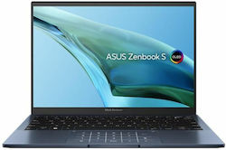 Asus Zenbook UM5302LA-LV190W 13.3" OLED Сензорен екран (Райзън 7-7840U/16ГБ/1000ГБ SSD/W11 Home) Размишлявайте върху синьото (Френска клавиатура)