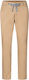 Pantaloni Chef pentru Bărbați cu Elastic în Talie și Șnur Beige Sintetic Chino Modern-stretch