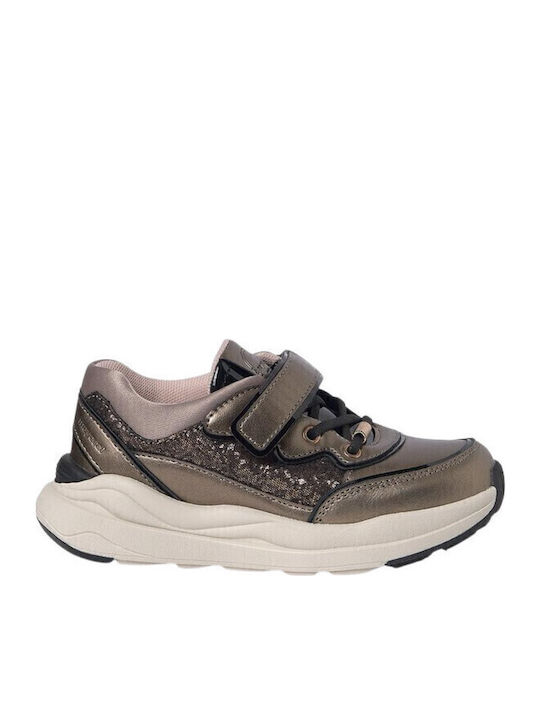 Mayoral Παιδικά Sneakers με Σκρατς Bronze