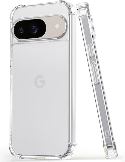 Techsuit Shockproof Clear Задна корица Силикон Прозрачен (Google Pixel 9 / 9 Pro)