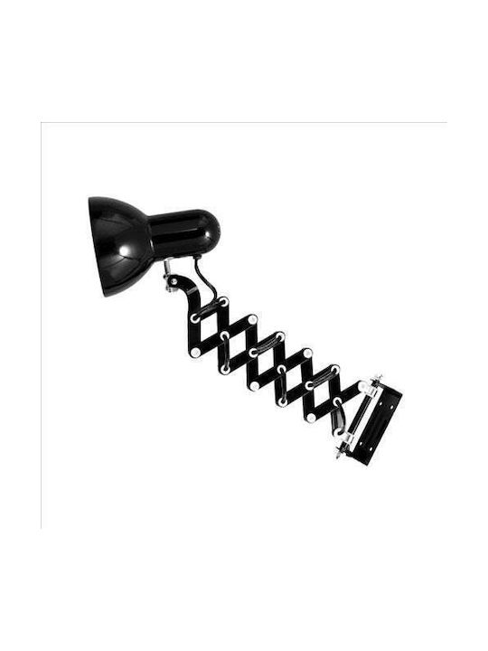 Fos me Leuchte Wand mit Fassung E27 Schwarz