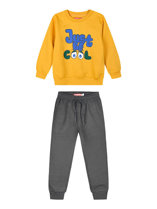 Kids Sweatpants Set Anthracite 2pcs Just Be Cool