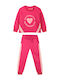 Kids Sweatpants Set Sweet Coral 2pcs