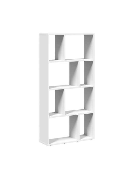 Bookcase White 60x20x120cm