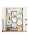 Bibliotecă Gri Beton 102x29x143 cm