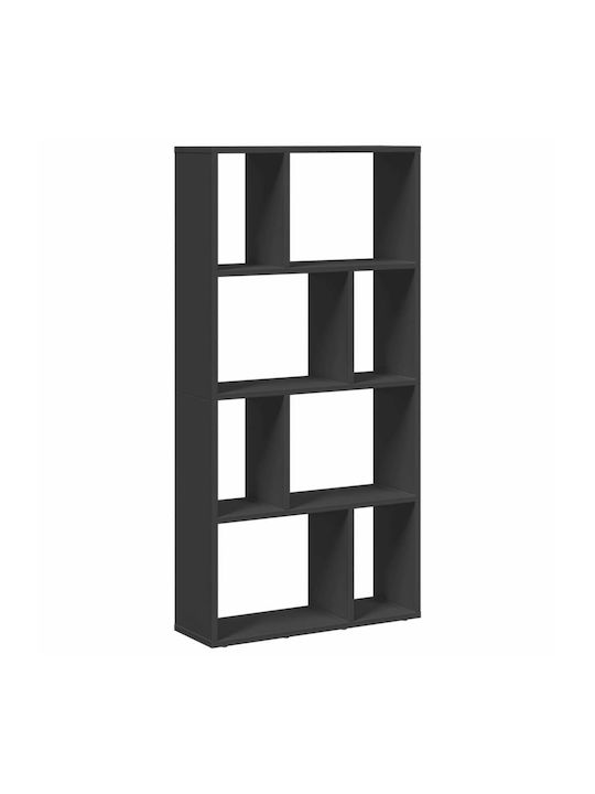 Bookcase Black 60x20x120cm