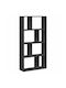 Bookcase Black 60x20x120cm