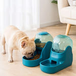 Automatic Pet Feeder for Dogs and Cats Blue