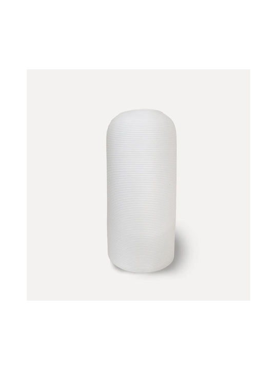 White Ceramic Vase H25x∅11cm