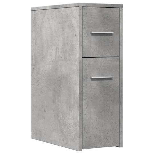 vidaXL Badezimmerschrank B22xT44xH61.5cm Gray