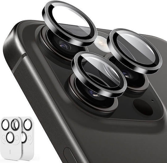 ESR Armorite Camera Protection Tempered Glass Black for the iPhone 16 Pro, iPhone 16 Pro Max