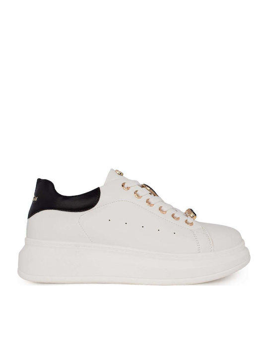 Flatforms Sneakers White / Black