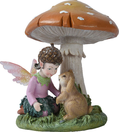 Kaemingk Weihnachtliche Kunststoff Figur Fee Höhe 14.5cm
