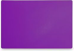 Hendi Rectangular Plastic Chopping Board Purple 45x30cm