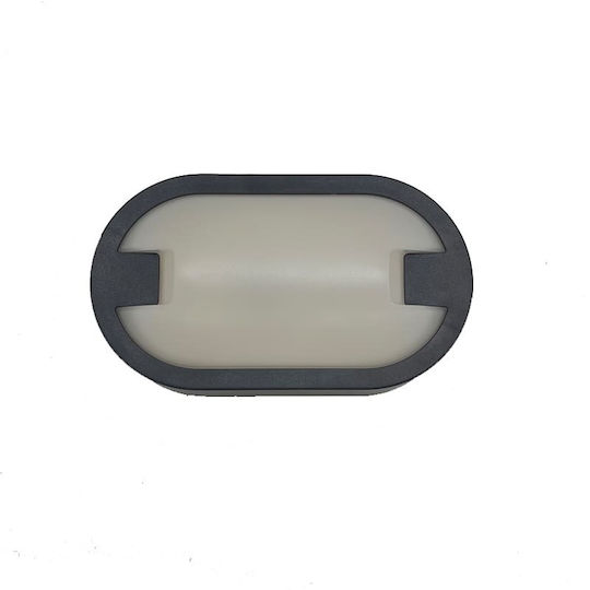 Wall-Mounted Outdoor Light LED 15W with Cool White Light 21.5x12.5x5.9εκ.