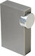 Magnetic Metallic Door Stopper Silver