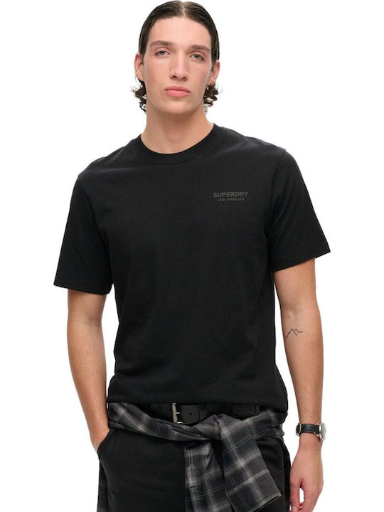 Superdry Αθλητικό T-shirt Μαύρο