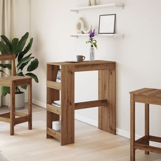 Table Bar Wooden Oak 90x40x103.5cm