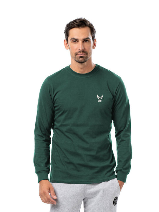 Bodymove Men's Long Sleeve Blouse Green