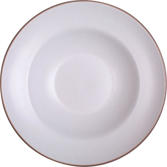 GTSA Frost Farfurie adâncă Ceramică Gri cu Diametru 27cm