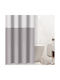 Guy Laroche Galleon Shower Curtain Fabric with Hooks 180x185cm Amethyst