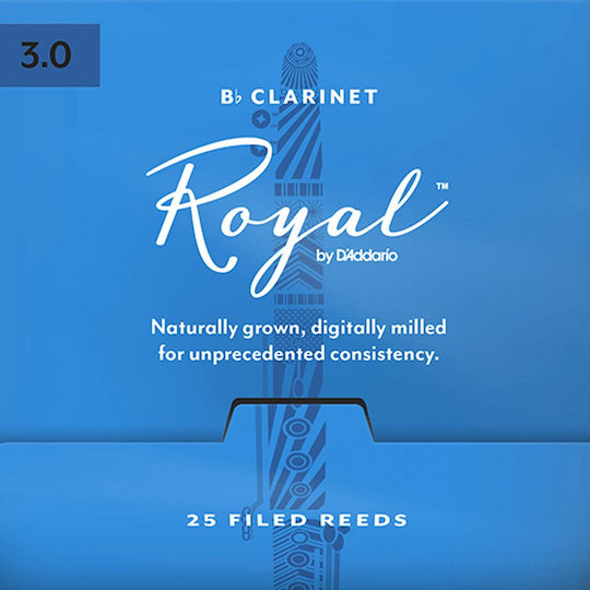 D'Addario Woodwinds Royal Klarinettenblatt Nr. 3 1 Stk