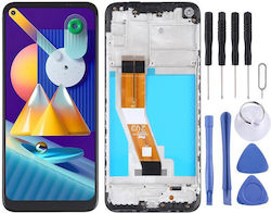 Οθόνη με Πλαίσιο για Samsung Galaxy M11 SM-M115 (Μαύρο)