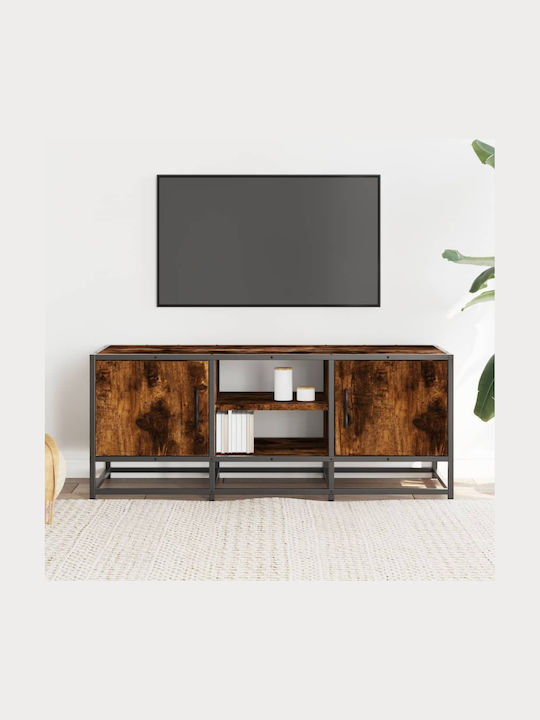 TV Stand Made of Metal and Smoked Oak M100xD35x...