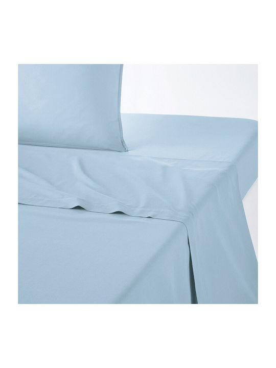 La Redoute Interieurs Sheet Semi Double 180x290cm. Blue