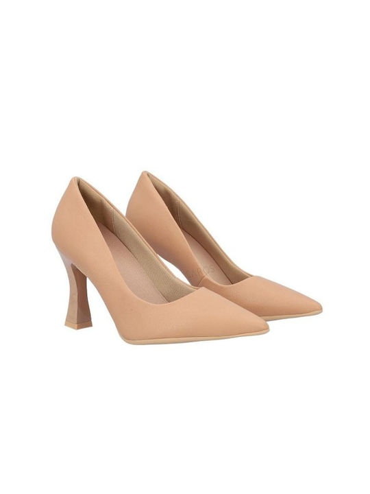 Piccadilly Pumps mit hohem Absatz Beige