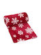 Christmas Fleece Blanket Red Single 150x200cm