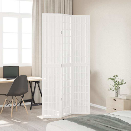 vidaXL Dekorativer Raumteiler Hölzernes mit 3 Paneelen 105x220cm
