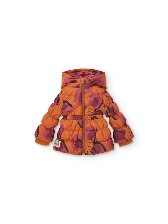 Tuc Tuc Kids Sports Jacket with Hood Orange