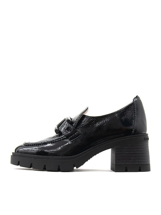 Hispanitas Patent Leather Black High Heels
