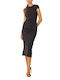 Enzzo Midi Kleid Black