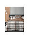 Palamaiki Bettdecke Großes Doppelbett mit Microfiber-Füllung 230x250cm Zen104 Embrime