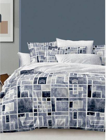 Palamaiki Πάπλωμα Υπέρδιπλο με Γέμιση Microfiber 230x250εκ. Zen101 Εμπριμέ 350 GSM