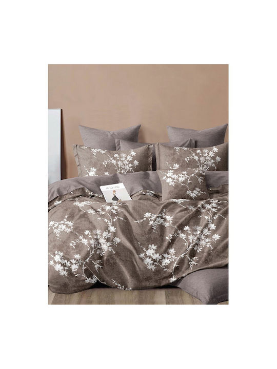 Palamaiki Πάπλωμα Υπέρδιπλο με Γέμιση Microfiber 230x250εκ. Zen105 Εμπριμέ 350 GSM
