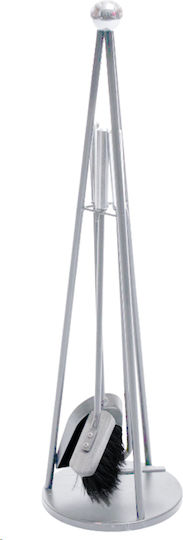 Bormann Bft1010 Inox Fireplace Tool Set with Stand Holder Black