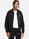 Liverpool F.C. Tech Fleece Ζακέτα με Κουκούλα Μαύρη