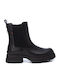 Women's Ankle Boots with Medium Heel Black