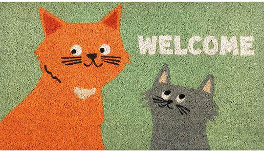 Etoile Doormat from Coconut Tree Cats Welcomes You 43x73cm POD-008-109