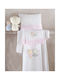 Rythmos Bye Bye Baby Sheets Set Crib Flannel Pink Pink 100x160cm 3pcs