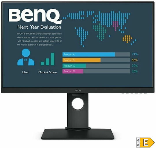 BenQ BL2790T IPS Монитор 27" FHD 1920x1080 с Време На Реакция 5ms GTG Сребрист