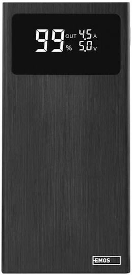 Emos B0532B Power Bank 20000mAh 22.5W Μαύρο