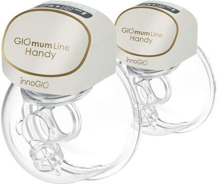 innoGio GIOmum Line Handy Φορητό Διπλό Θήλαστρο Διάφανο