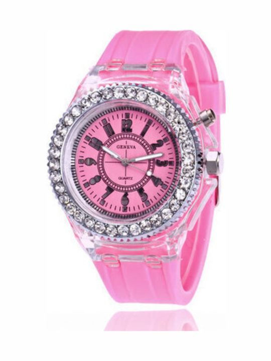 Kinderuhr Rosa
