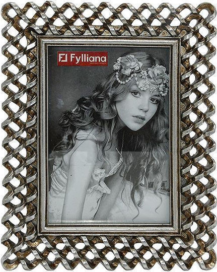 Fylliana Κορνίζα με Ασημί Πλαίσιο Πλαστική 10x15 Fylliana Κορνίζα με Ασημί Πλαίσιο Πλαστική 10x15
